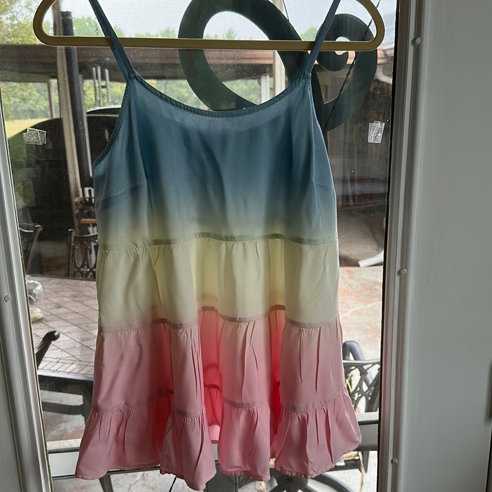 Crown & Ivy Spaghetti Strap Blouse Size M